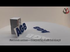 의류를 위한 관습 3.5 센티미터 3 색 실리콘 열전달 전사용 라벨