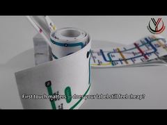 SGS ODM 스크린 인쇄 패치 100% 면 테이프 Oeko Tex 표준 100