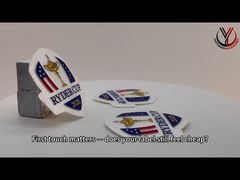 의류에 대한 맞춤식 실리콘 로고 직물 라벨 인쇄