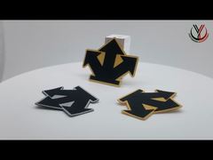 트와일 인쇄 1mm 세척 가능한 의류 라벨 사용자 지정 실리콘 로고