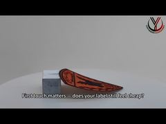 맞춤형 벨크로 엠브로즈 의류 라벨 광택 / 매트 Tpu 로고