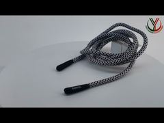 실리콘 엔드 L125cm 탄성 드로우스트링 코드 면 코드 드로우스트링 백용