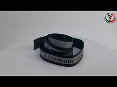 맞춤 인쇄된 반짝이는 실리콘 로고가 있는 의류 사용 미끄럼 방지 고무 밴드를 선택하는 이유를 확인하세요.