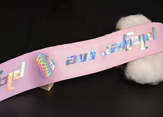 의복 바지 30 밀리미터 탄성 웨빙은 인쇄된 빛나는 열 가소성 폴리우레탄 수지 로고와 동맹합니다