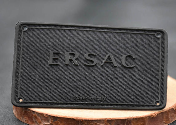 인쇄된 실리콘 로고들로 주문 제작된 제직한 직물 열 전도 브랜드를 능직으로 짜세요