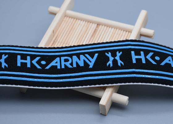 인쇄된 실리콘 로고와 40 밀리미터 면 비 하락 탄성 밴드