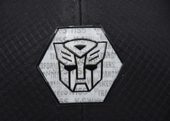 3D 렌즈 0.5 밀리미터 열 가소성 폴리우레탄 수지 엠보싱되 패치 4 컬러웨이 야구 모자 패치