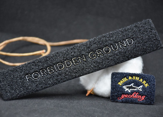 OEKO 여성 벨크로는 패치 훅과 루프 패치를 엠보싱 처리했습니다