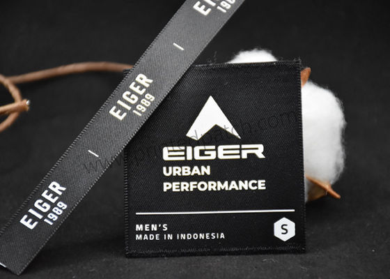 리본 테이프의 작업복 0.3 밀리미터 실리콘 태그 스크린 인쇄패치