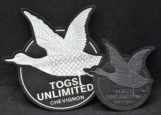 Debossed 300psi 3M 반사 라벨 다리미 온 패치 청바지